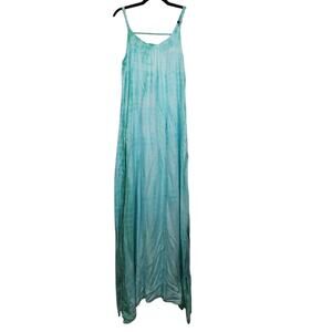NWT Ace Fashion Maxi Tie Dye Dress Boho Hippie Rave Low Back Large
